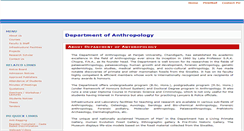 Desktop Screenshot of anthropology.puchd.ac.in