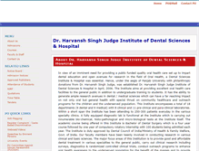 Tablet Screenshot of dentalsciences.puchd.ac.in