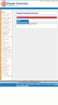 Mobile Screenshot of directory.puchd.ac.in